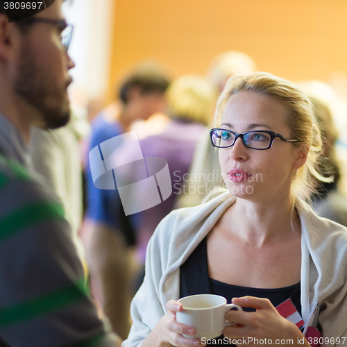 Image of Coffee break at business meeting.