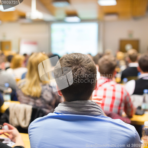 Image of Workshop at university lecture hall.