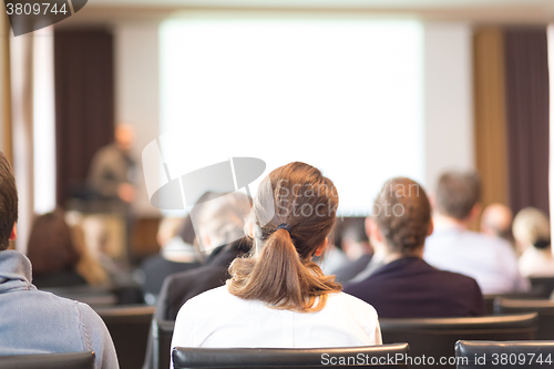 Image of Audience in the lecture hall.