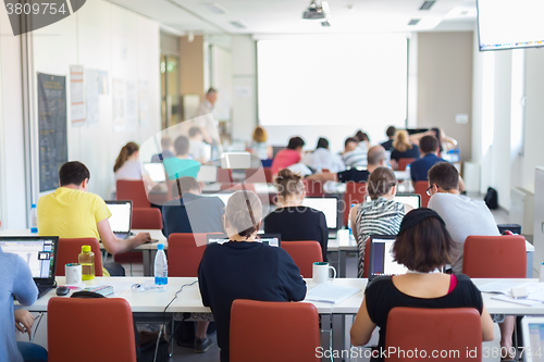 Image of Informatics workshop at university.