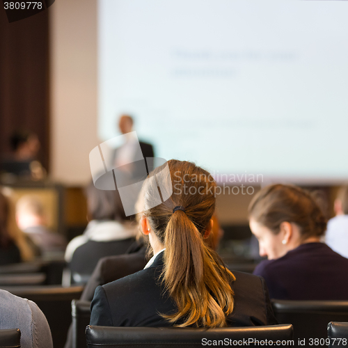 Image of Audience in the lecture hall.