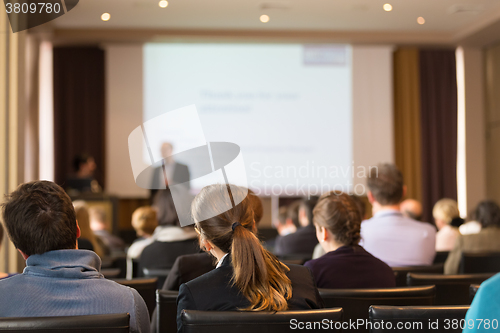 Image of Audience in the lecture hall.