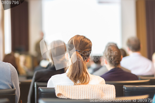 Image of Audience in the lecture hall.