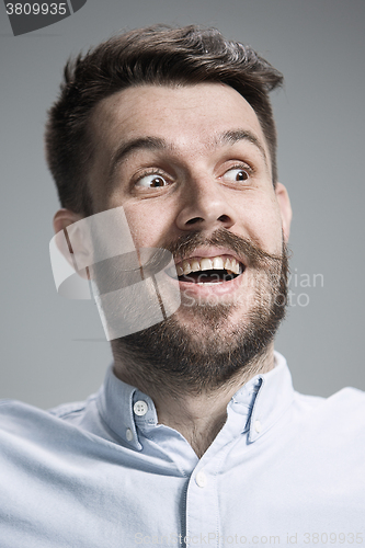 Image of The  young  happy man 