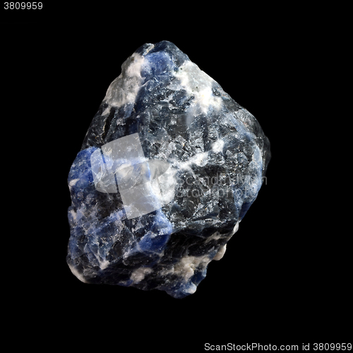 Image of raw sodalite stone