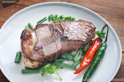 Image of grilled beef steak