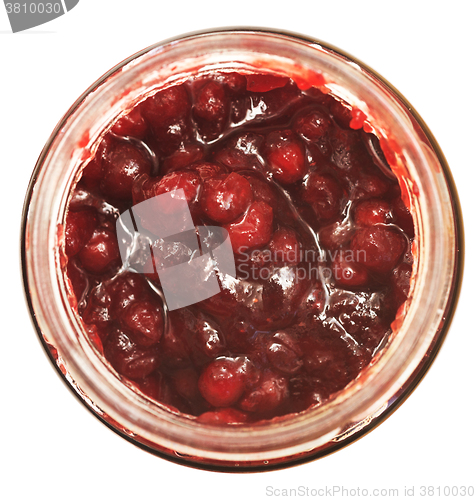 Image of red berries jam