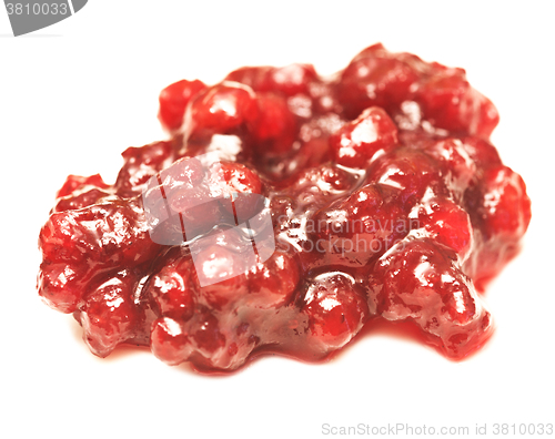 Image of red berries jam