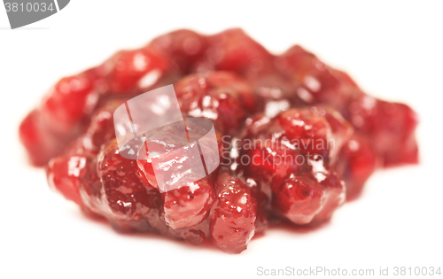 Image of red berries jam