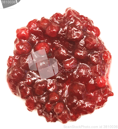 Image of red berries jam