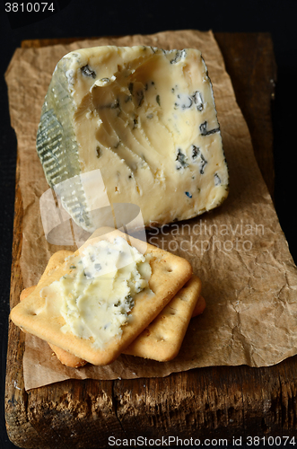 Image of A Slice of Danish Blue cheese