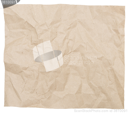 Image of crumpled brown paper