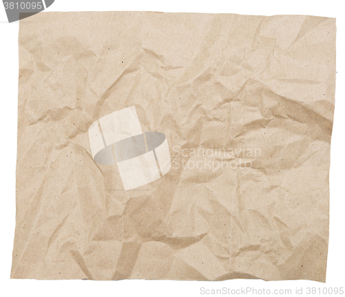 Image of crumpled brown paper