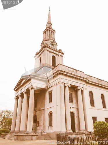 Image of All Saints Church, London vintage