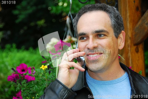 Image of Businessman on the phone
