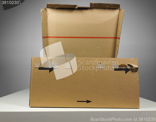 Image of Brown packet parcel