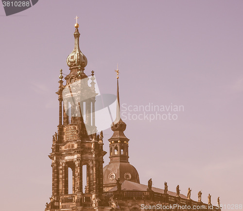 Image of Dresden Hofkirche vintage
