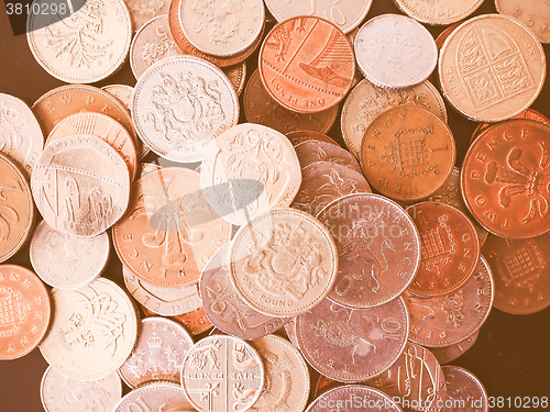 Image of  UK Pound coin vintage