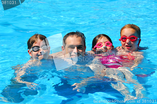 Image of Happy family pool