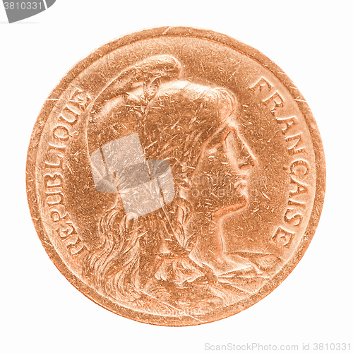Image of  Old French coin vintage