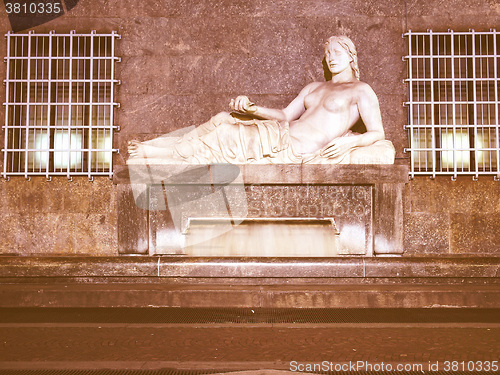 Image of Dora Statue, Turin vintage