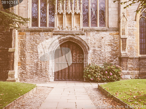 Image of Holy Trinity church in Stratford upon Avon vintage