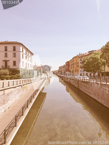 Image of Naviglio Grande, Milan vintage