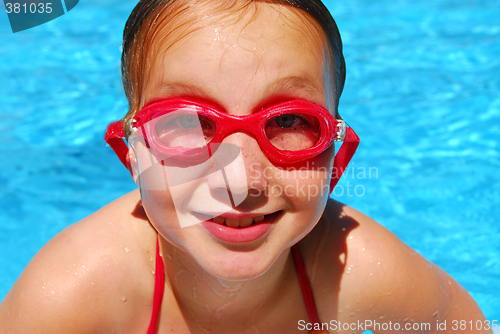 Image of Girl child pool