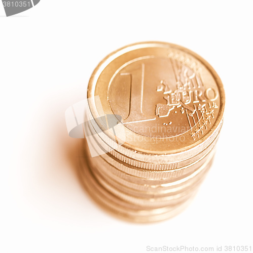 Image of  Euro coins vintage