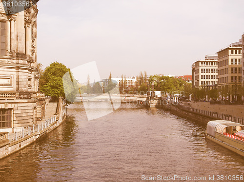 Image of River Spree, Berlin vintage