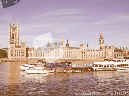 Image of Houses of Parliament vintage