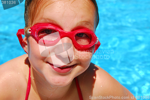 Image of Girl child pool