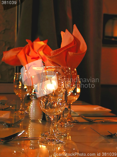 Image of Dinner table setting