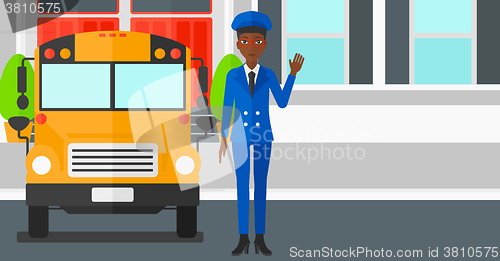 Image of School bus driver.