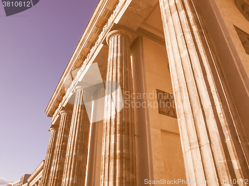 Image of Brandenburger Tor Berlin vintage