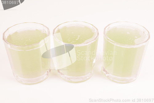 Image of  Green apple juice vintage
