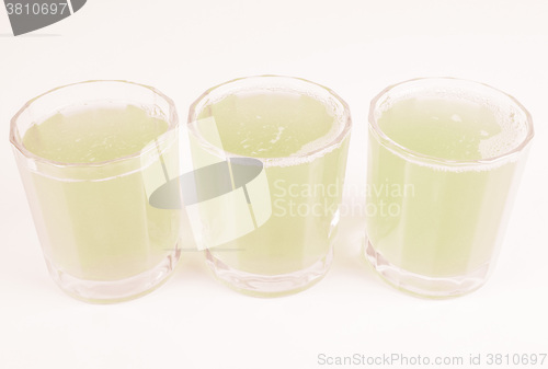 Image of  Green apple juice vintage