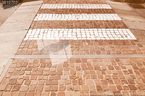 Image of  Zebra crossing vintage