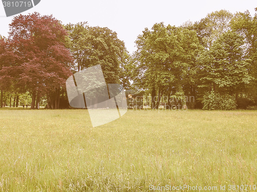 Image of Park Sanssouci in Potsdam vintage