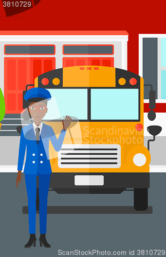 Image of School bus driver.