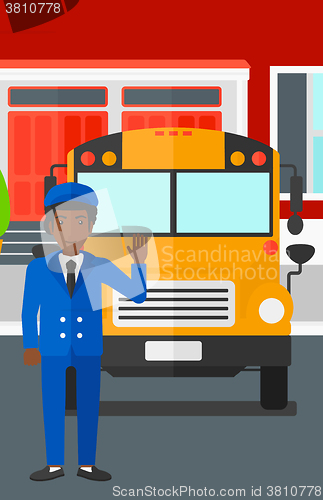 Image of School bus driver.