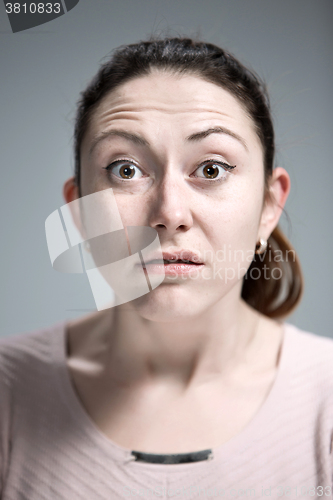 Image of portrait of disgusted woman