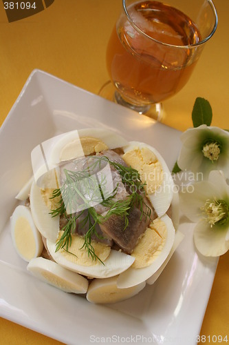 Image of Pickled herring sandwich