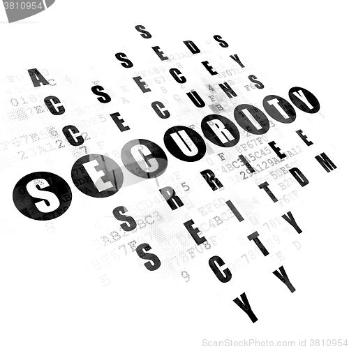 Image of Privacy concept: Security in Crossword Puzzle