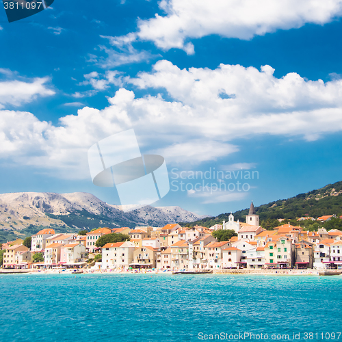 Image of Baska, Krk, Croatia, Europe.