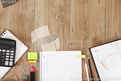 Image of notepad desk