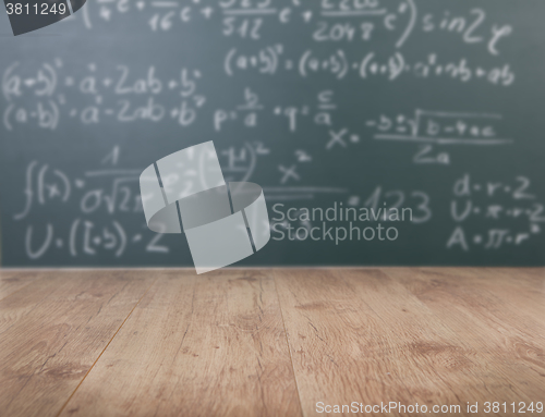 Image of Mathematical formula on chalkboard