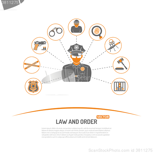 Image of Law and Order Concept