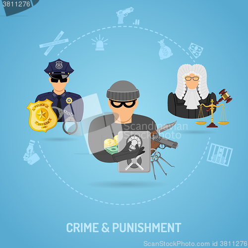 Image of Crime and Punishment Concept