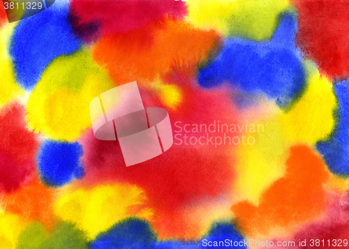 Image of Bright abstract watercolor background